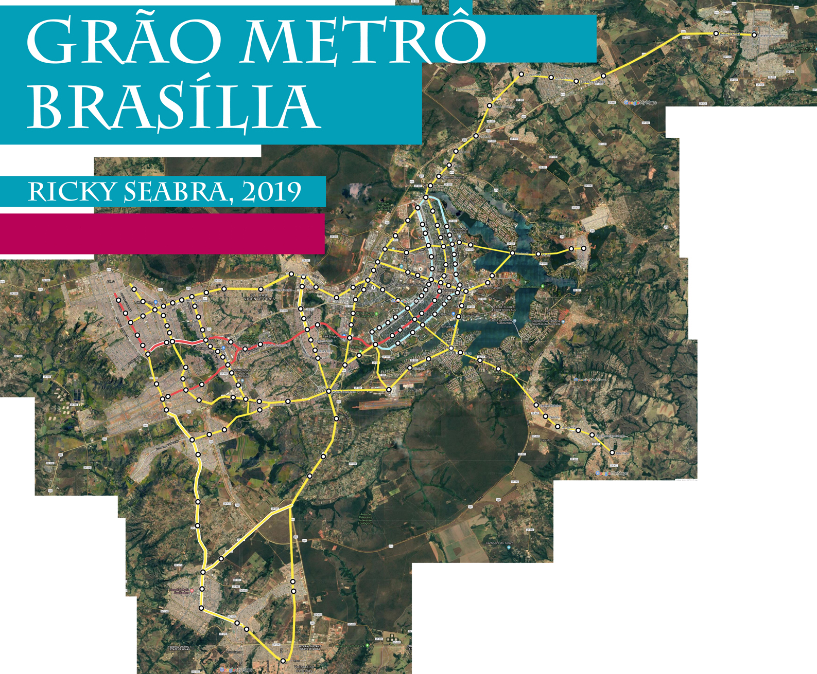 mapa metr brasilia